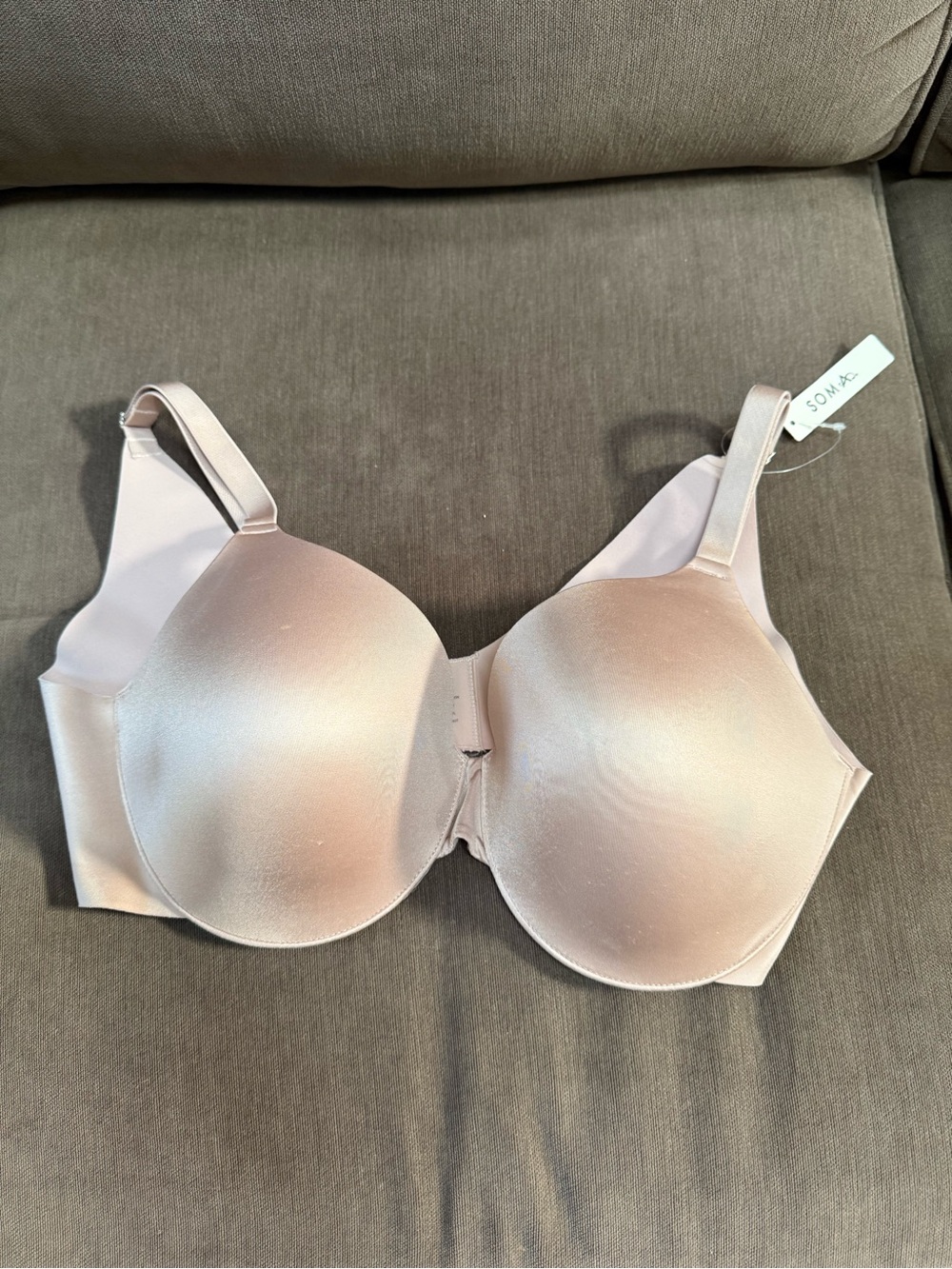 Soma vanishing back bra : adobe rose